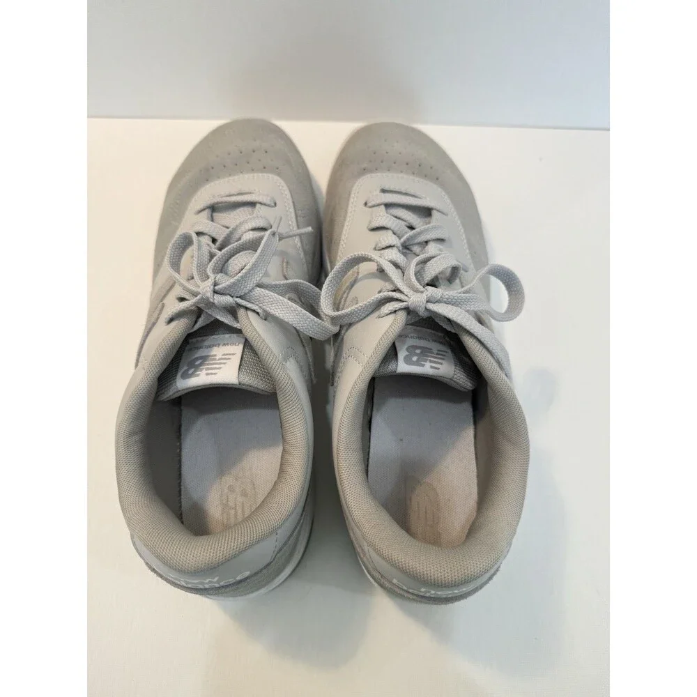 New Balance BB80GG1 Shoes Men's 12 Leather Low Top Sneakers Gray